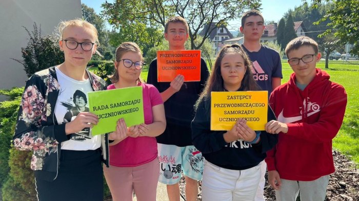 Nasi reprezentyanci Samorządu Uczniowskiego 2023.