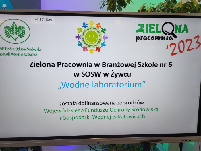 Uroczyste otwarcie Zielonej Pracowni pod nazwą 
