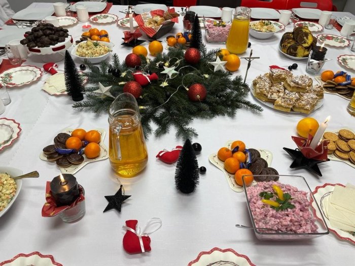 Wigiliny stół. 