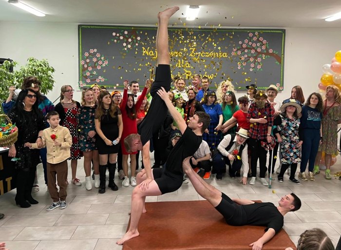Uczestnicy naszego - Mam Talent. 
