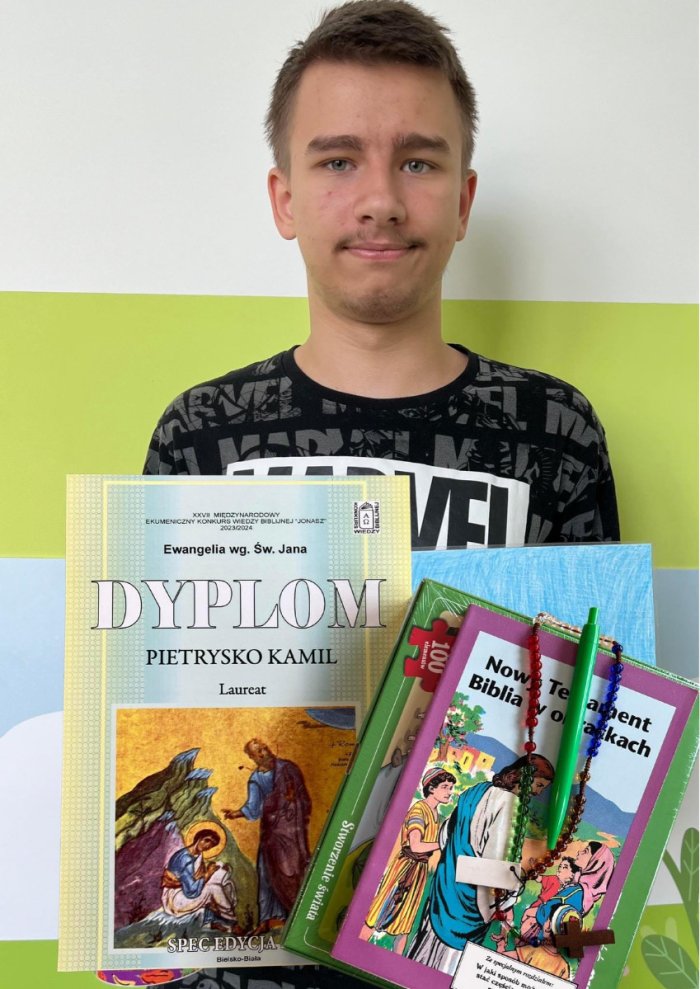 Laureat XXVII Międzynarodowego Ekumenicznego Konkursu Wiedzy Biblijnej 