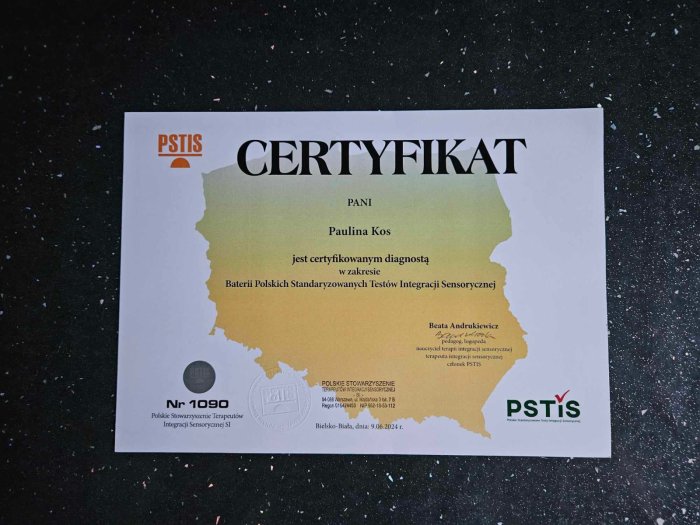 Certyfikat.
