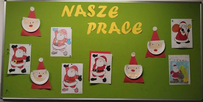 Galeria prac podopiecznych świetlicy.