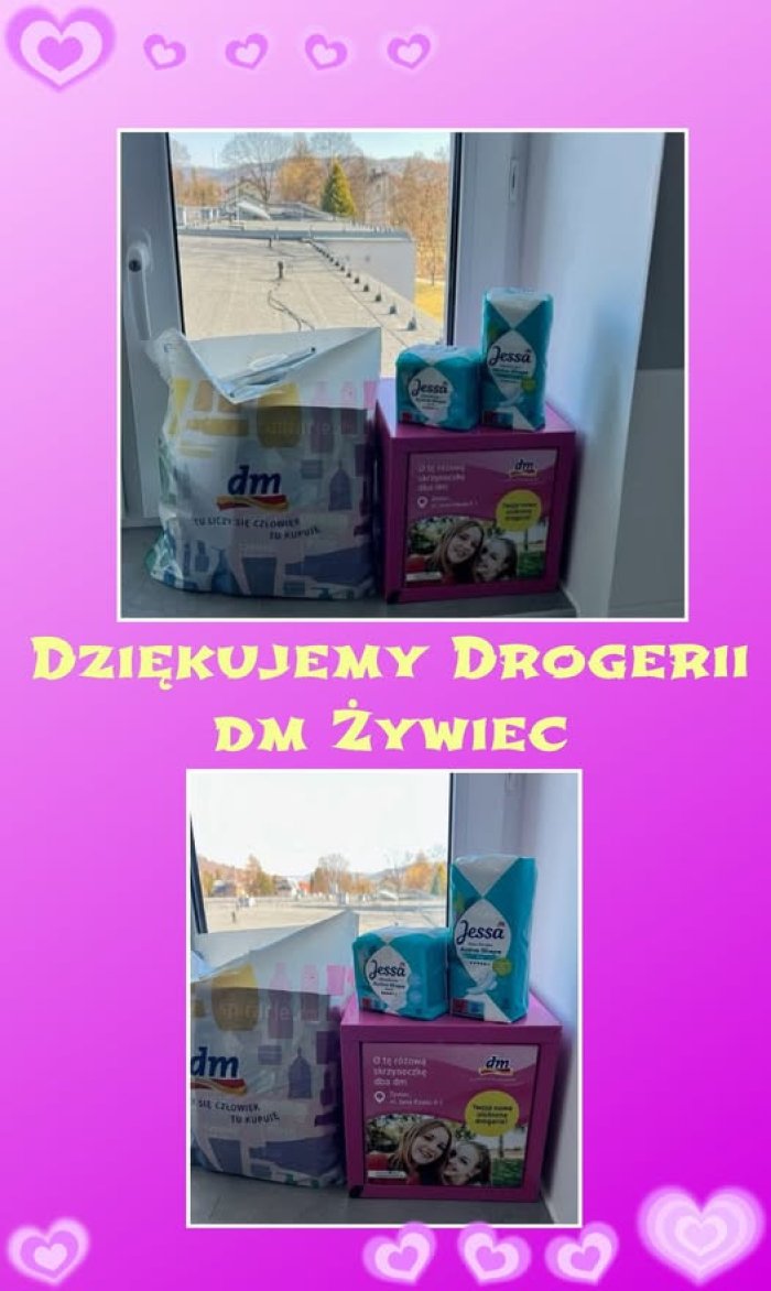 Dziękujemy drogerii dm w Żywcu.