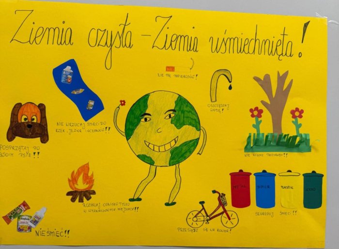 Ziemia czysta -Ziemia uśmiechnięta.