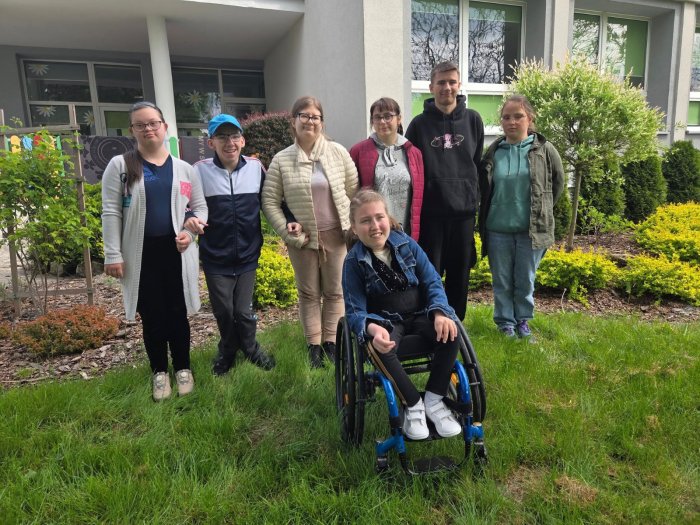 Szkolna reprezentacja międzynarodowego konkursu pt.