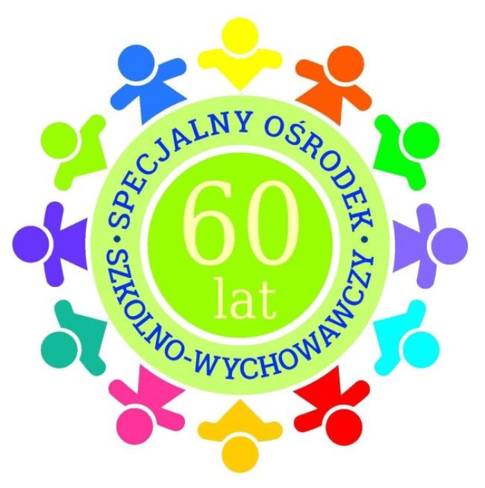 Logo szkoły wykonane z okazji jubileuszu 60 lecia Specjalnego Ośrodka Szkolno-Wychowawczego w Żywcu.