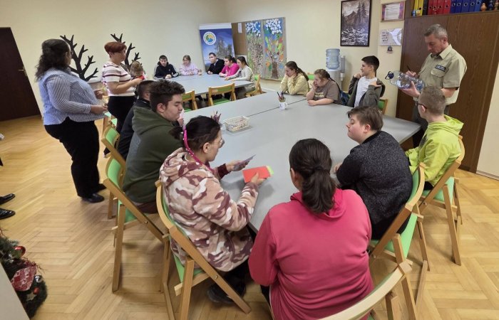Warsztaty ekologiczne w miejskim Centrum ekologicznym w Żywcu.