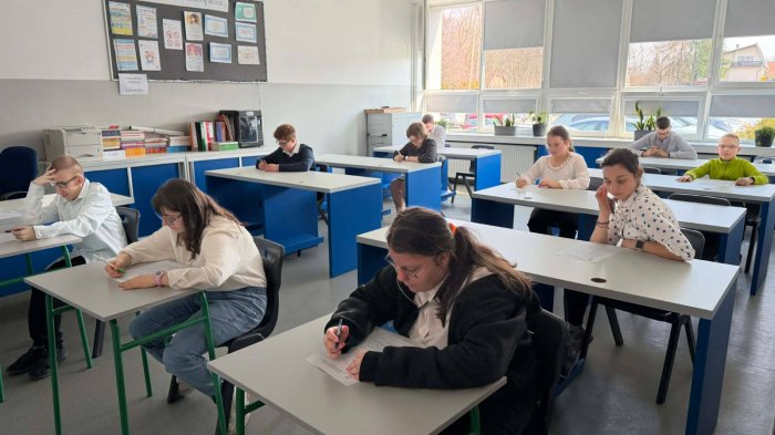 Uczniowie uczestniczą w szkolnym etapie XXIX Międzynarodowego Ekumenicznego Konkursu Wiedzy Biblijnej „Jonasz” 2026 