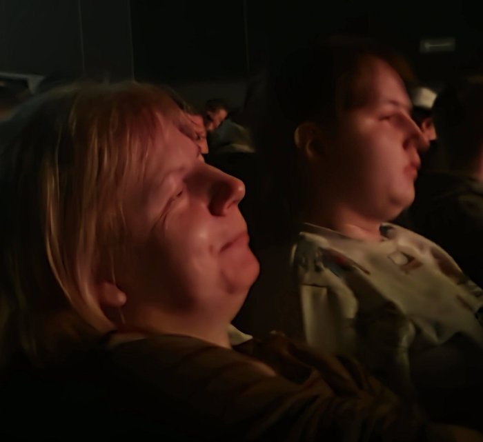 Uczniowie podczas seansu w kinie Janosik w Żywcu.