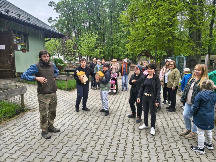Spotkanie z dyrektorem mini zoo w Żywcu.