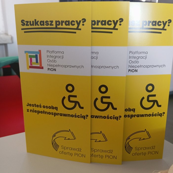 Ulotka informacyjna na temat dni osób z niepełnosprawnościami.