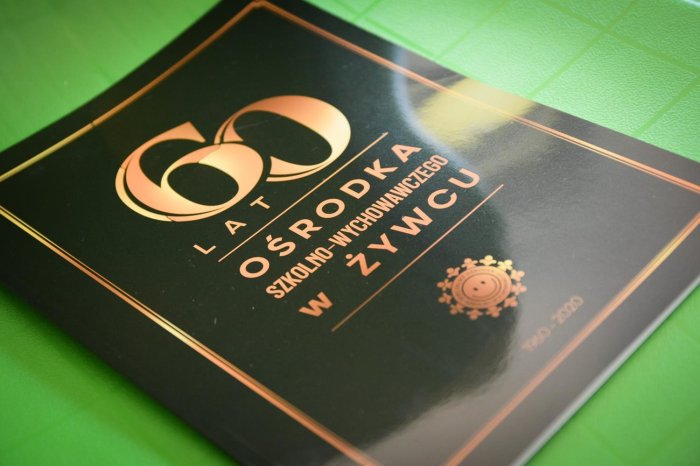 60-lecie Ośrodka Szkolno - Wychowawczego w Żywcu - folder.  