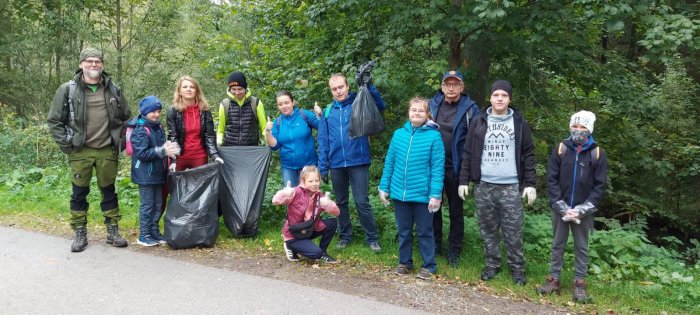 Grupa podopiecznych biorących
udział w zlocie ekologicznym 