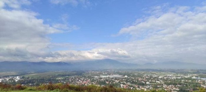 Panorama na Żywiec z Małego Grojca.