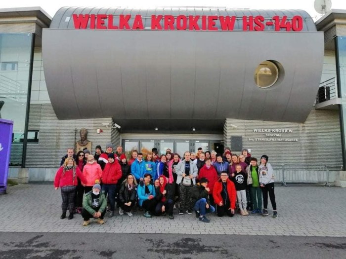 Wspólne zdjęcie wszystkich uczestników wycieczki. 
