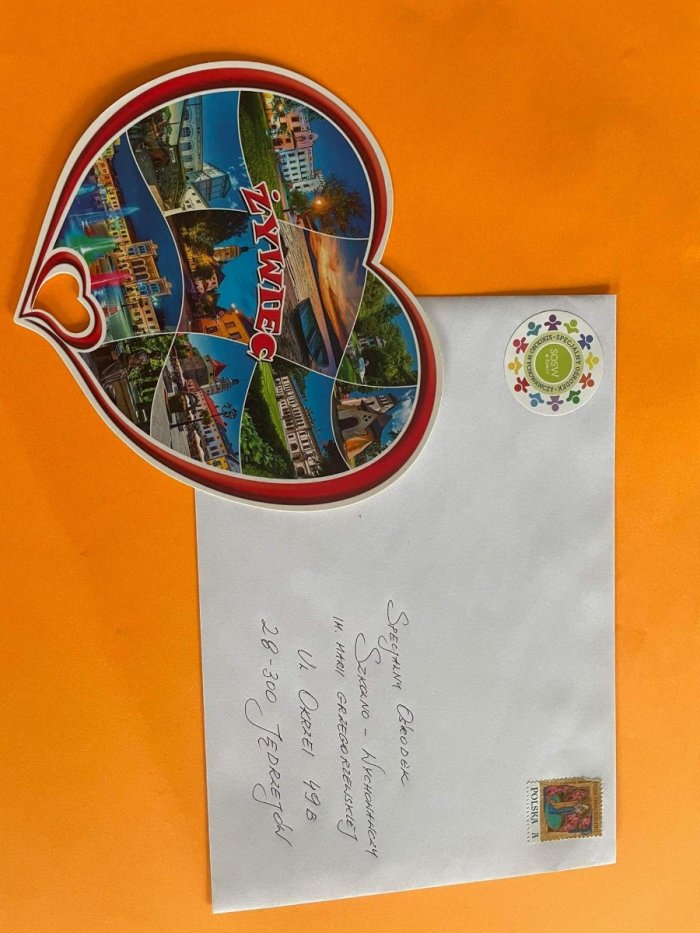Pocztówka z naszego miasta. 