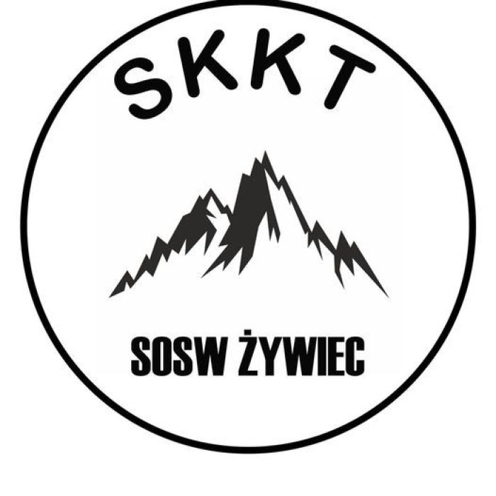 Logo szkolnego koła krajoznawczo-turystycznego działającego w szkole.