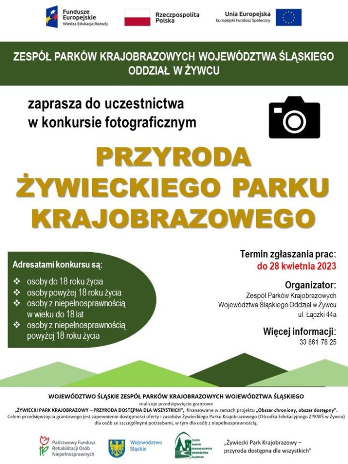 Zespół Parków Krajobrazowych zaprasza do uczestnictwa w konkursie plastycznym Przyroda Żywieckiego Parku Krajobrazowego.